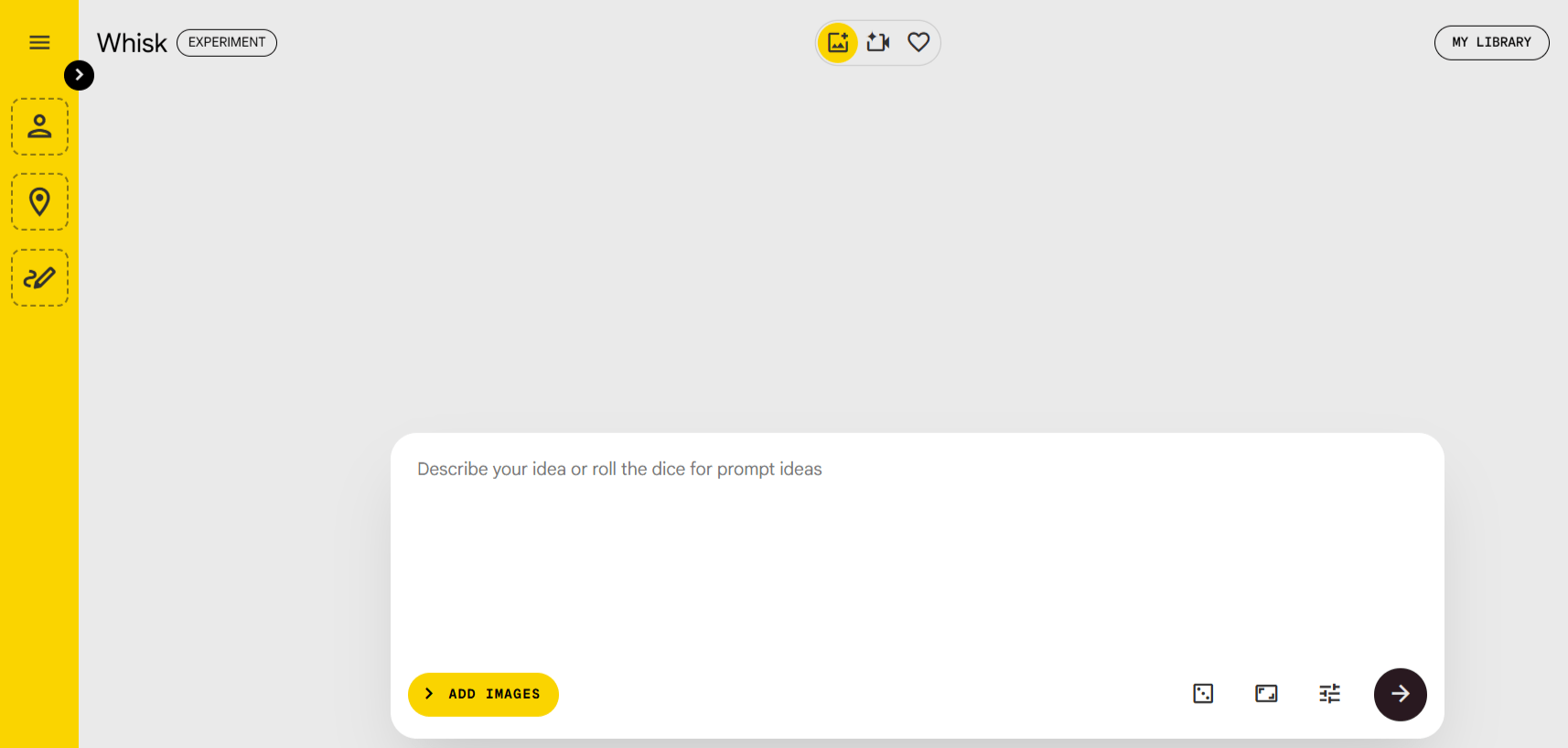 Imagen in Whisk Interface