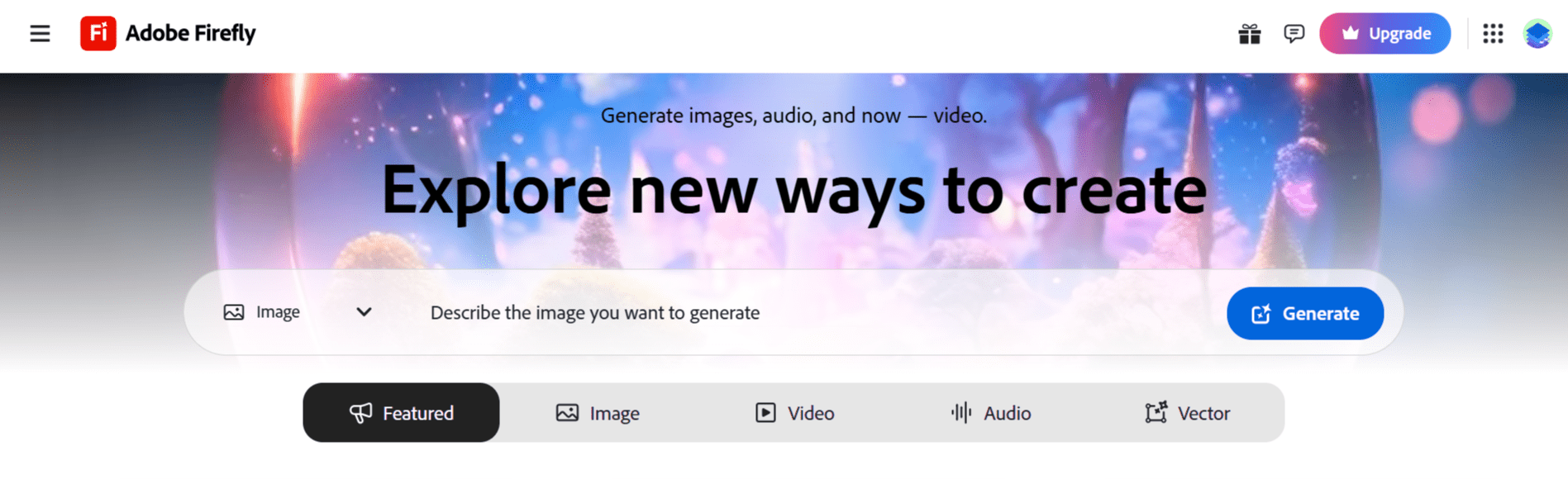 Adobe Firefly Dashboard