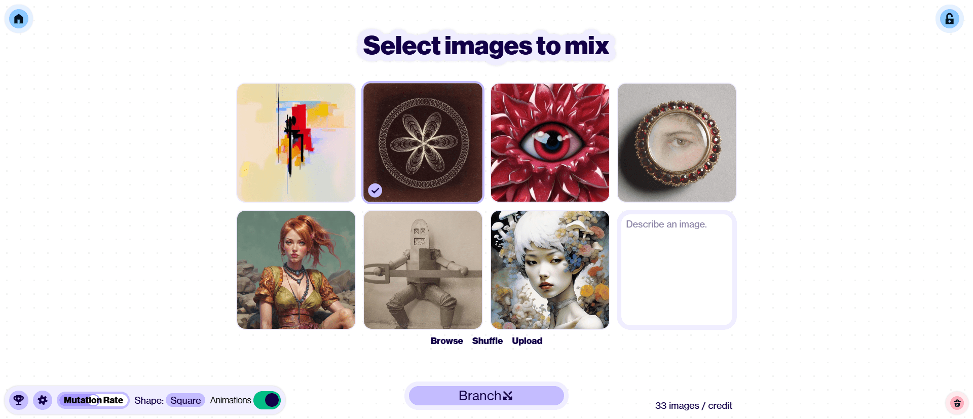 Artbreeder AI Mix
